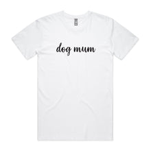 Load image into Gallery viewer, dog mum (thick cursive) Unisex T-Shirt