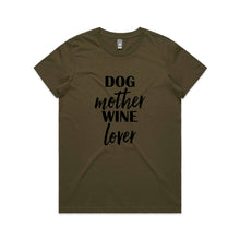 Load image into Gallery viewer, DOG Mother WINE Lover Classic T-Shirt