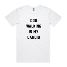 Load image into Gallery viewer, DOG WALKING IS MY CARDIO Unisex T-Shirt