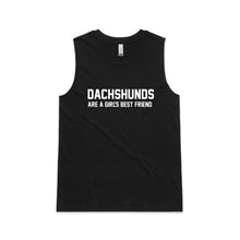 Load image into Gallery viewer, Dachshunds Are A Girl's Best Friend Ladies Tank
