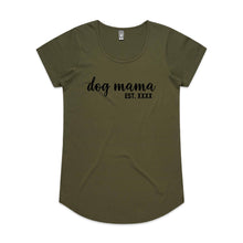 Load image into Gallery viewer, Dog Mama Est. Ladies T-Shirt