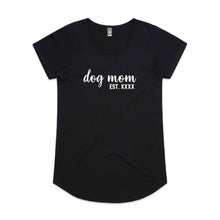Load image into Gallery viewer, Dog Mom Est. Ladies T-Shirt