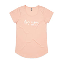 Load image into Gallery viewer, Dog Mom Est. Ladies T-Shirt