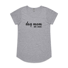 Load image into Gallery viewer, Dog Mom Est. Ladies T-Shirt