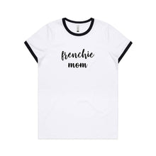 Load image into Gallery viewer, Breed Specific Dog Mom (thick cursive) Ringer T-Shirt