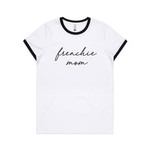 Load image into Gallery viewer, Breed Specific Dog Mom (thin cursive) Ringer T-Shirt