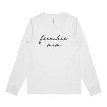 Load image into Gallery viewer, Breed Specific Dog Mom (thin cursive) Long Sleeve T-Shirt