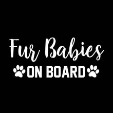 Load image into Gallery viewer, Fur Babies ON BOARD Bumper Sticker