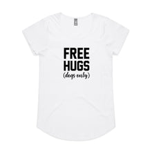 Load image into Gallery viewer, FREE HUGS (dogs only) Ladies T-Shirt