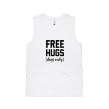 Load image into Gallery viewer, Free hugs (dogs only) Ladies Tank