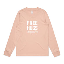 Load image into Gallery viewer, Free hugs (dogs only) Long Sleeve T-Shirt