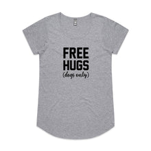 Load image into Gallery viewer, FREE HUGS (dogs only) Ladies T-Shirt