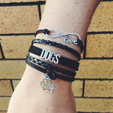 Load image into Gallery viewer, Love Dogs Infinity Bracelet