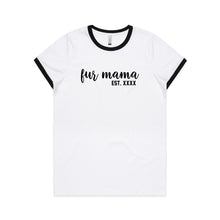 Load image into Gallery viewer, Fur Mama Est. Ringer T-Shirt