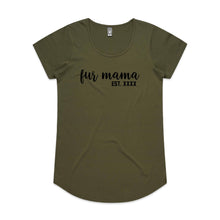 Load image into Gallery viewer, Fur Mama Est. Ladies T-Shirt