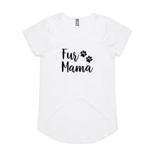 Load image into Gallery viewer, Fur Mama Ladies T-Shirt (paws)