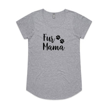 Load image into Gallery viewer, Fur Mama Ladies T-Shirt (paws)