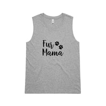 Load image into Gallery viewer, Fur Mama T‑Shirt (paws) Ladies Tank