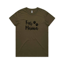 Load image into Gallery viewer, Fur Mama Classic T-Shirt (paws)