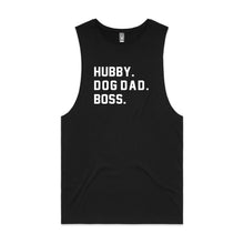 Load image into Gallery viewer, HUBBY. DOG DAD. BOSS. Tank