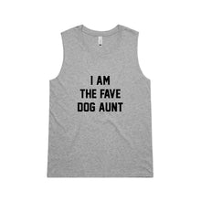Load image into Gallery viewer, I AM THE FAVE DOG AUNT Ladies Tank