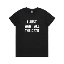 Load image into Gallery viewer, I JUST WANT ALL THE CATS Classic T-Shirt