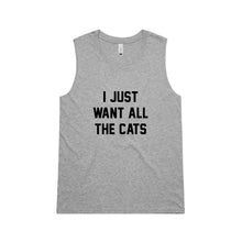 Load image into Gallery viewer, I JUST WANT ALL THE CATS Ladies Tank
