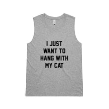 Load image into Gallery viewer, I JUST WANT TO HANG WITH MY CAT Ladies Tank