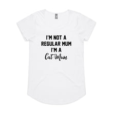Load image into Gallery viewer, I’M NOT A REGULAR MUM I’M A Cat Mum Ladies T-Shirt