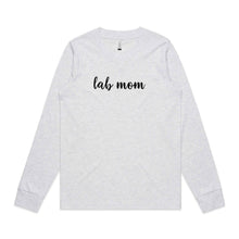 Load image into Gallery viewer, Breed Specific Dog Mom (thick cursive) Long Sleeve T-Shirt