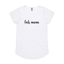 Load image into Gallery viewer, Breed Specific Dog Mom (thick cursive) Ladies T-Shirt