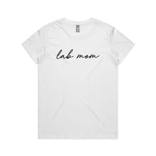 Load image into Gallery viewer, Breed Specific Dog Mom (thin cursive) Classic T-Shirt