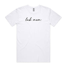 Load image into Gallery viewer, Breed Specific Dog Mom (thin cursive) Unisex T-Shirt