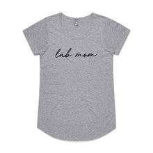 Load image into Gallery viewer, Breed Specific Dog Mom (thin cursive) Ladies T-Shirt