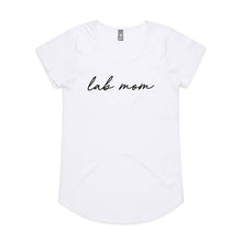 Load image into Gallery viewer, Breed Specific Dog Mom (thin cursive) Ladies T-Shirt