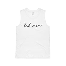 Load image into Gallery viewer, Breed Specific Dog Mom (thin cursive) Ladies Tank
