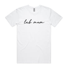 Load image into Gallery viewer, Breed Specific Dog Mum (thin cursive) Unisex T-Shirt