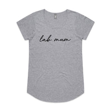 Load image into Gallery viewer, Breed Specific Dog Mum (thin cursive) Ladies T-Shirt