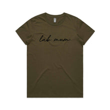 Load image into Gallery viewer, Breed Specific Dog Mum (thin cursive) Classic T-Shirt