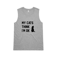Load image into Gallery viewer, MY CATS THINK I'M OK Ladies Tank