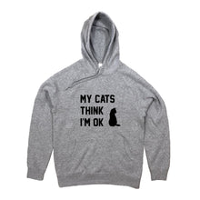 Load image into Gallery viewer, MY CATS THINK I'M OK Hoodie