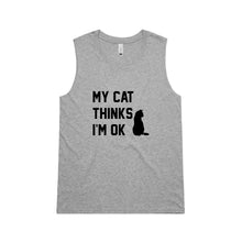 Load image into Gallery viewer, MY CAT THINKS I'M OK Ladies Tank