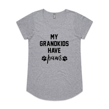 Load image into Gallery viewer, MY GRANDKIDS HAVE paws Ladies T-Shirt