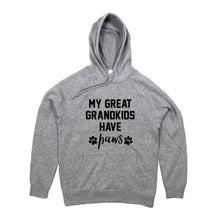 Load image into Gallery viewer, MY GREAT GRANDKIDS HAVE paws Hoodie