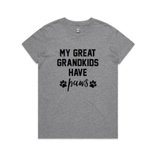 Load image into Gallery viewer, MY GREAT GRANDKIDS HAVE paws Classic T-Shirt