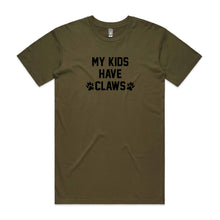 Load image into Gallery viewer, MY KIDS HAVE CLAWS T-Shirt (male)