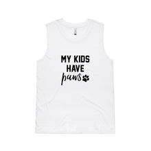 Load image into Gallery viewer, MY KIDS HAVE paws Ladies Tank