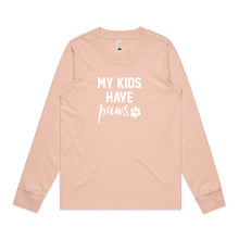 Load image into Gallery viewer, MY KIDS HAVE paws Long Sleeve T-Shirt