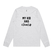 Load image into Gallery viewer, My Kid Has Claws Long Sleeve T-Shirt