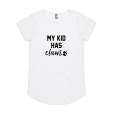 Load image into Gallery viewer, My Kid Has Claws Ladies T-Shirt